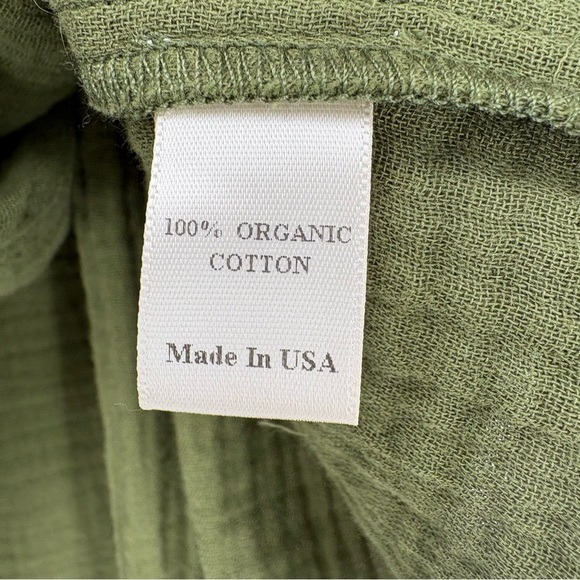 NWT Christy Dawn The Dawn Cotton Gauze Midi Dress | Sz Small | Forest Green - Picture 13 of 16